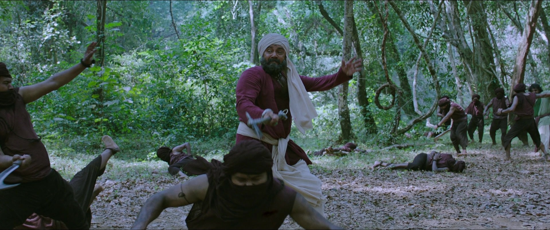 Bãhubali 2: The Conclusion (2017), wide, 2.38:1 — film still