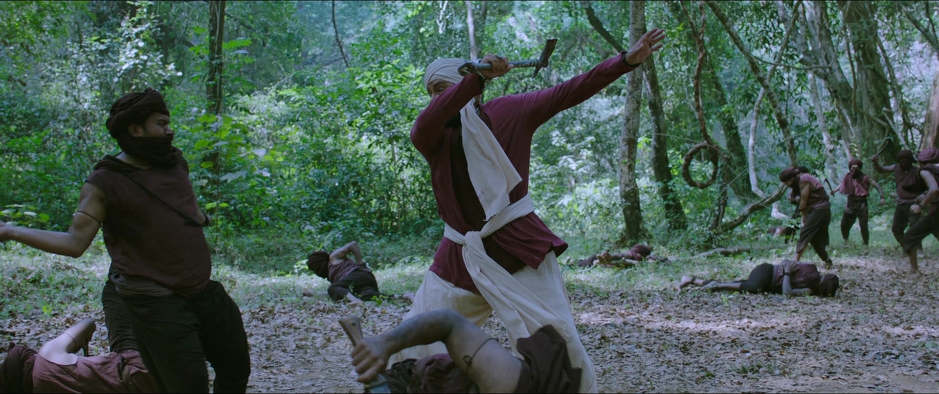 Bãhubali 2: The Conclusion (2017), wide, 2.38:1 — film still