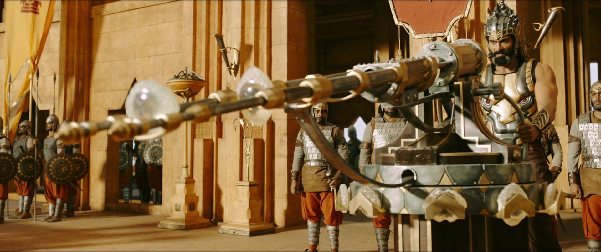 Bãhubali 2: The Conclusion (2017), wide, 2.38:1 — film still