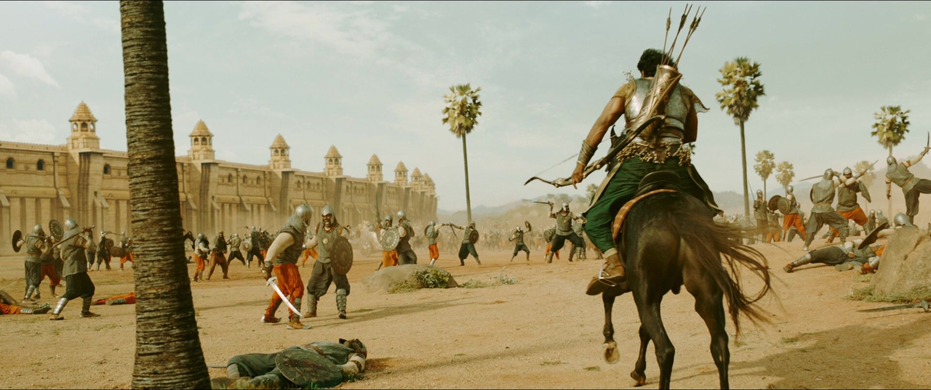 Bãhubali 2: The Conclusion (2017), wide, 2.38:1 — film still
