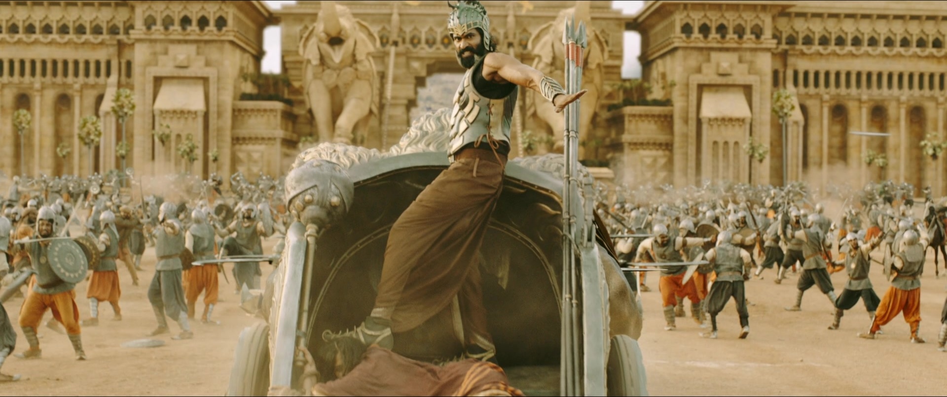 Bãhubali 2: The Conclusion (2017), wide, 2.38:1 — film still