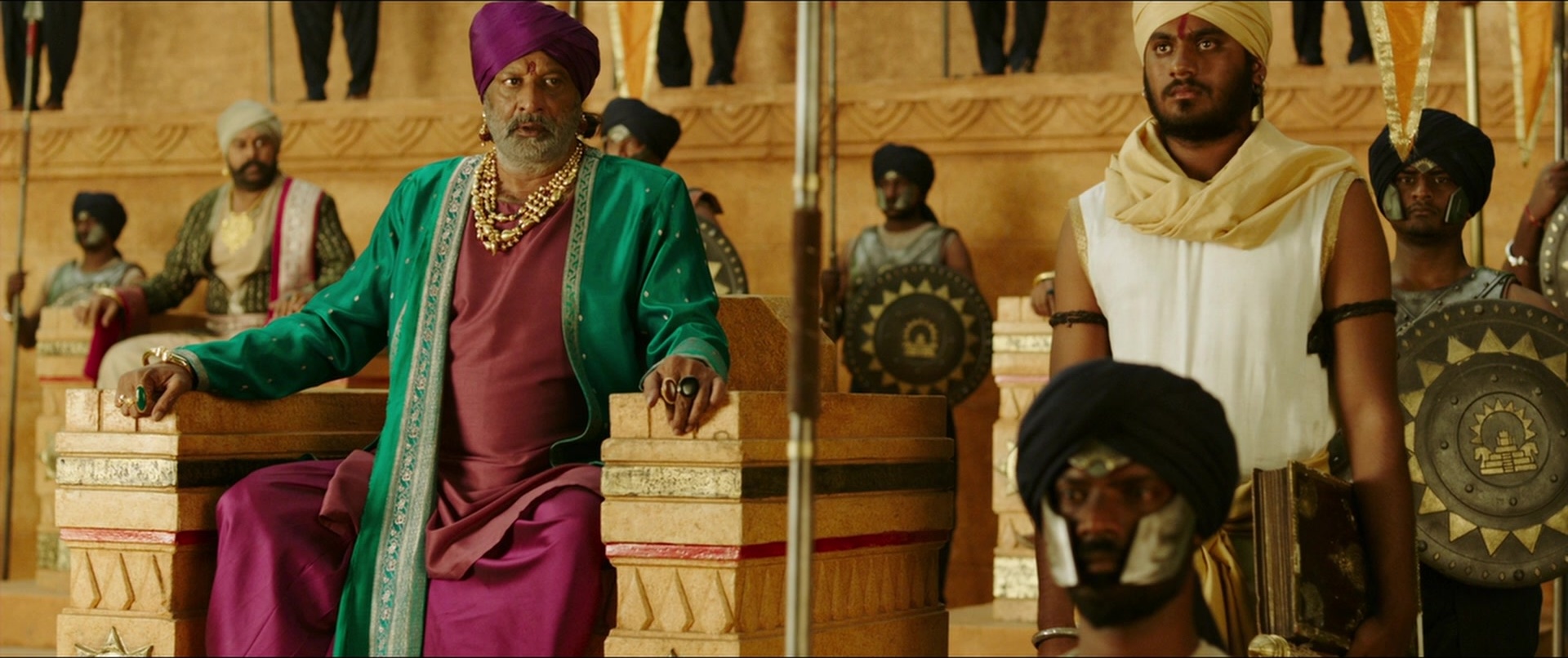 Bãhubali 2: The Conclusion (2017), wide, 2.38:1 — film still