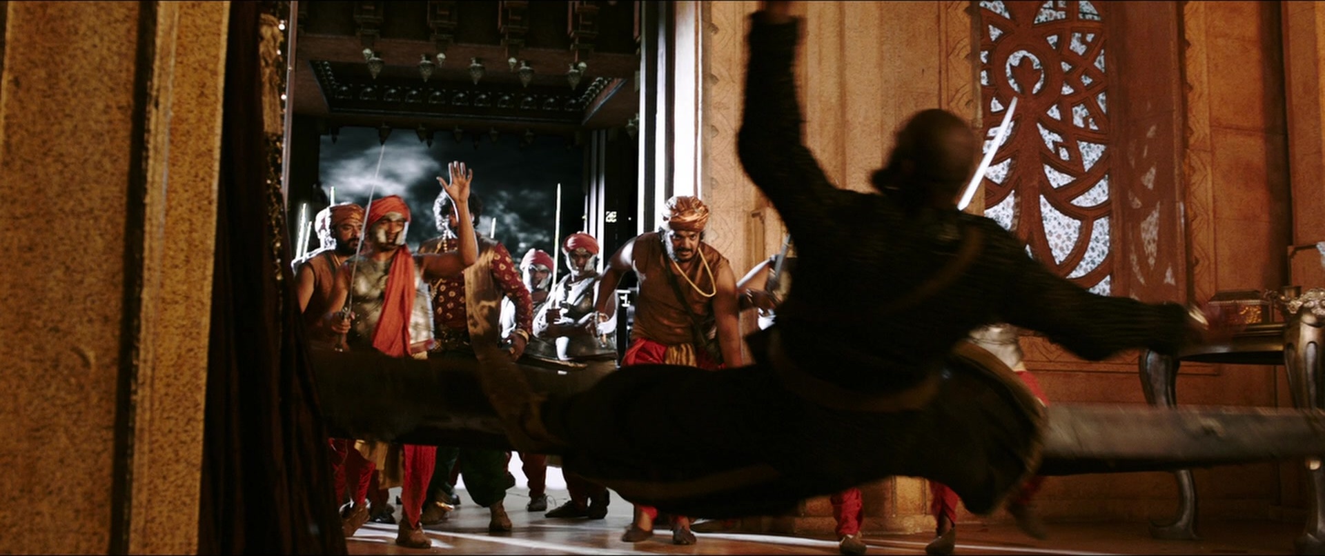 Bãhubali 2: The Conclusion (2017), wide, 2.38:1 — film still