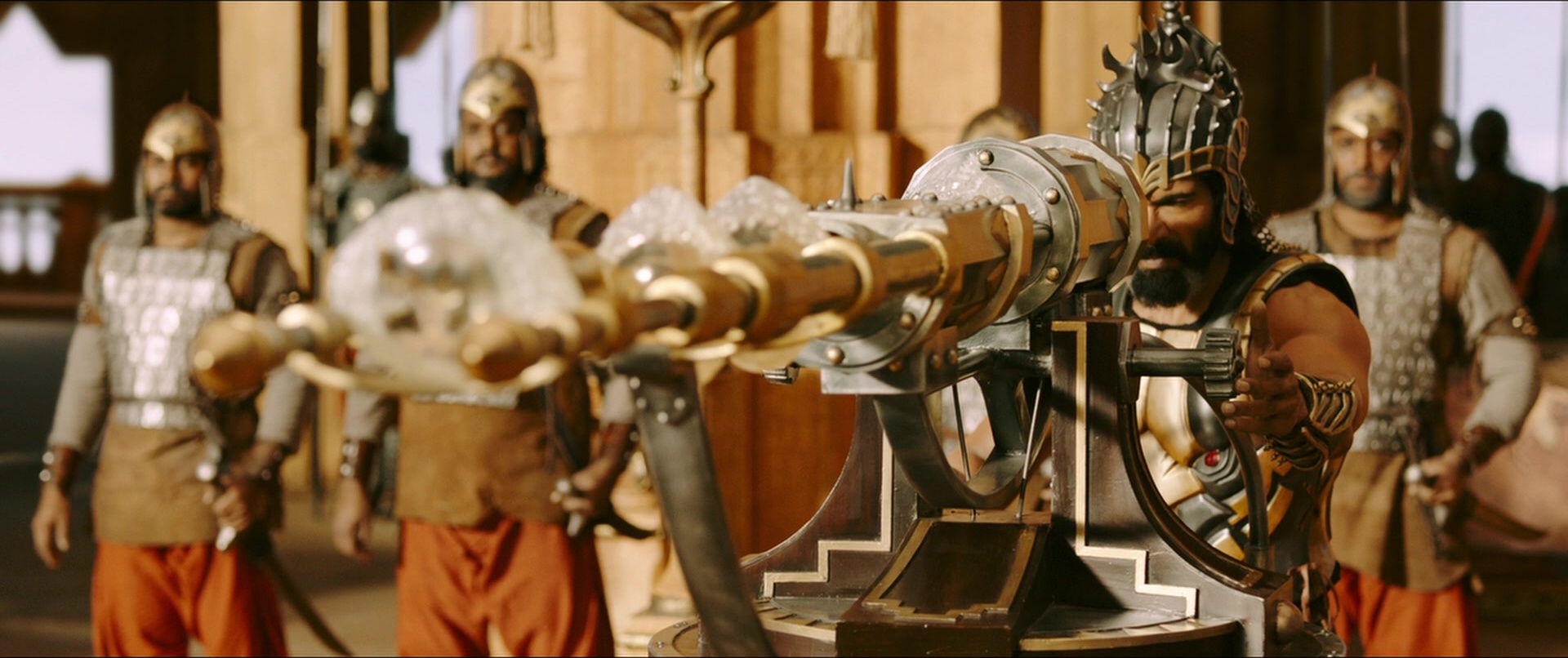 Bãhubali 2: The Conclusion (2017), wide, 2.38:1 — film still