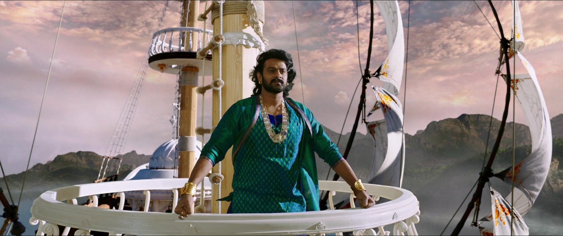 Bãhubali 2: The Conclusion (2017), wide, 2.38:1 — film still