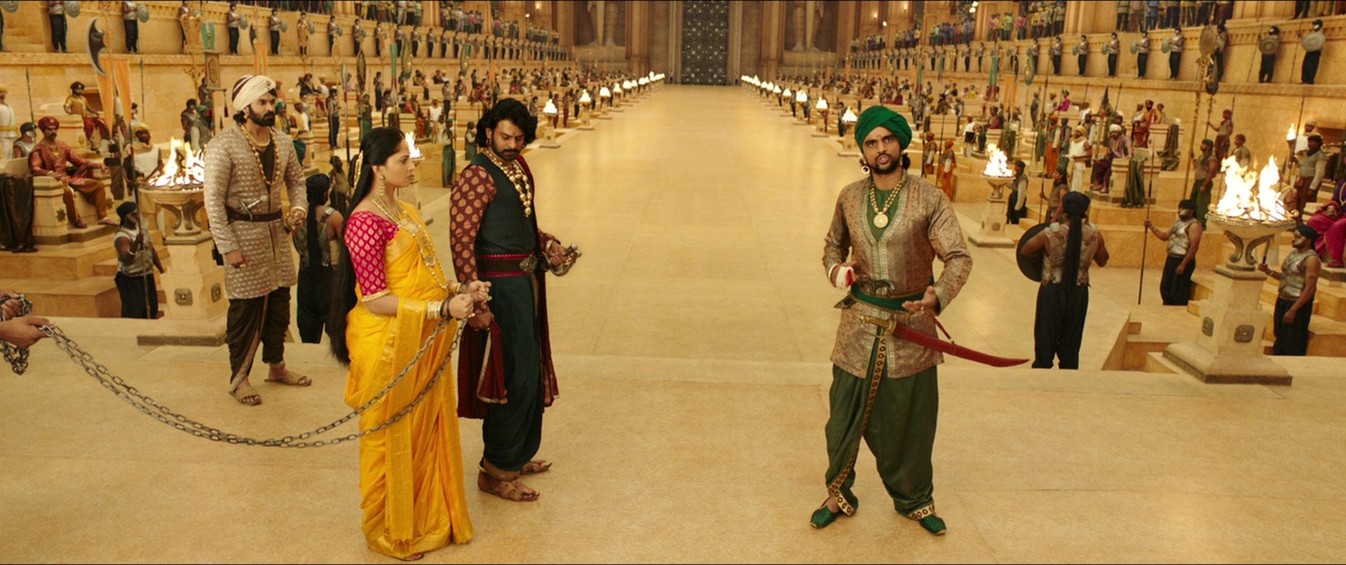 Bãhubali 2: The Conclusion (2017), wide, 2.38:1 — film still