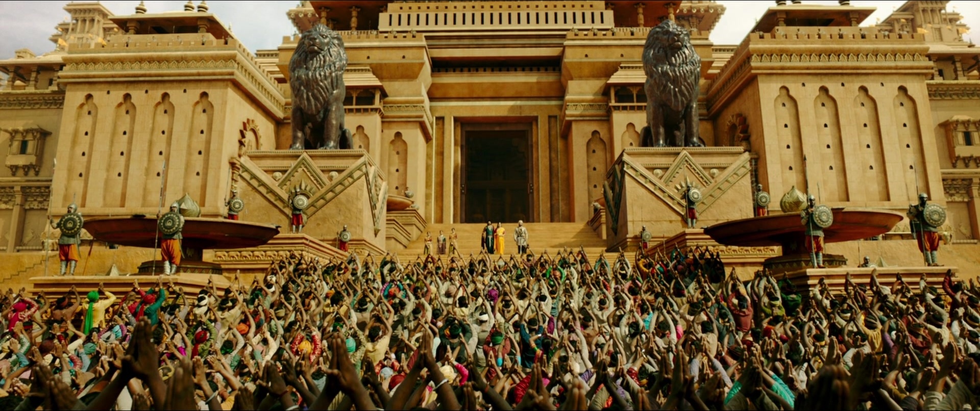 Bãhubali 2: The Conclusion (2017), wide, 2.38:1 — film still