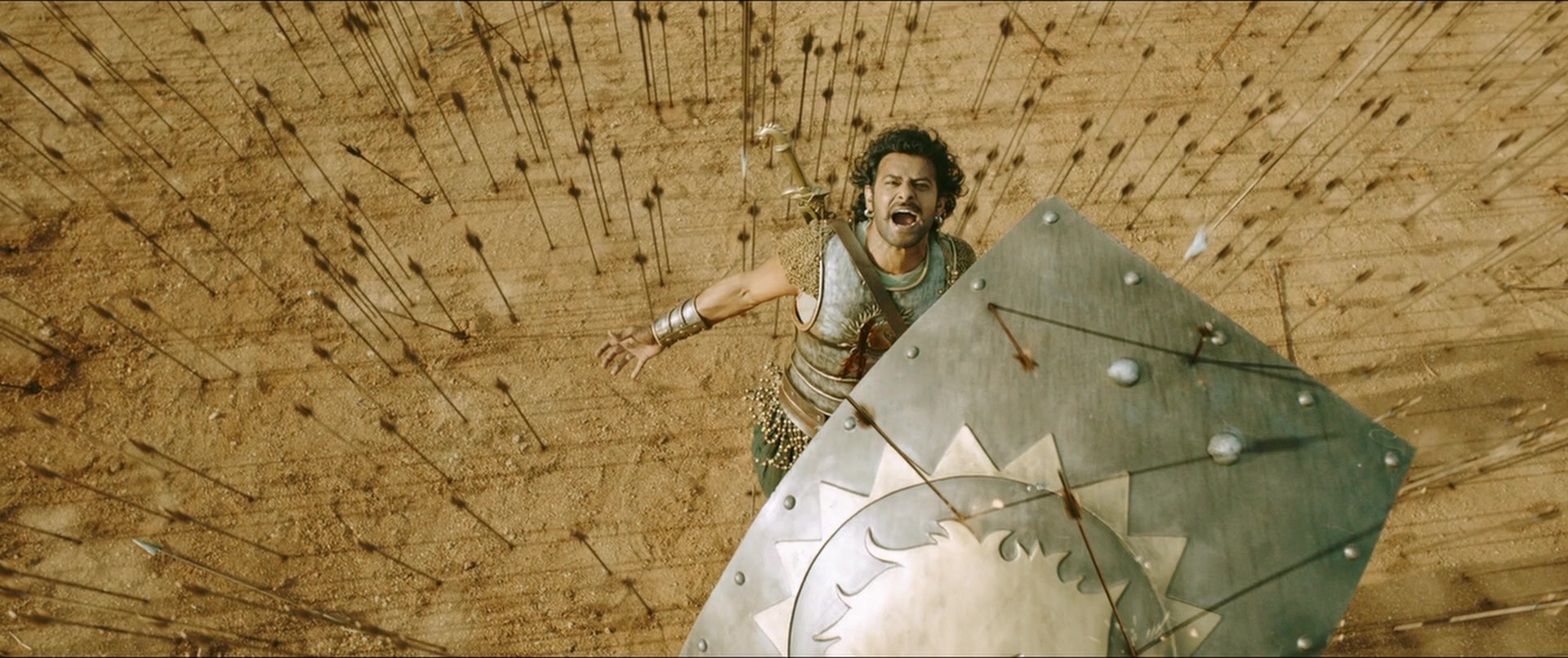 Bãhubali 2: The Conclusion (2017), wide, 2.38:1 — film still