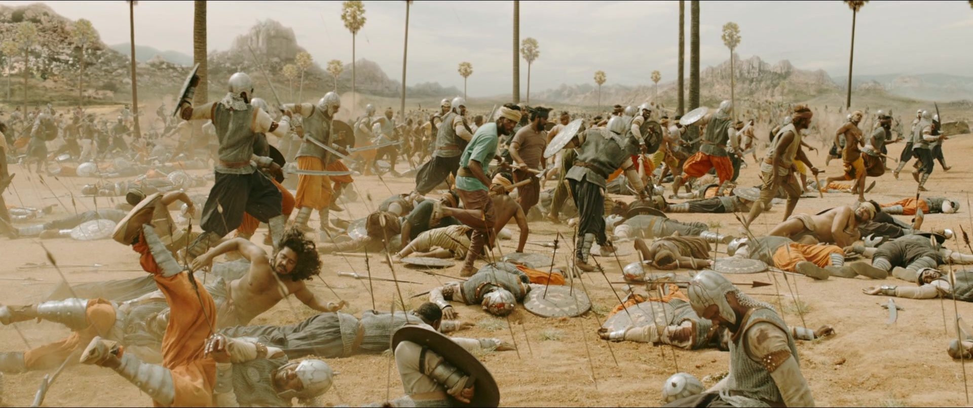 Bãhubali 2: The Conclusion (2017), wide, 2.38:1 — film still