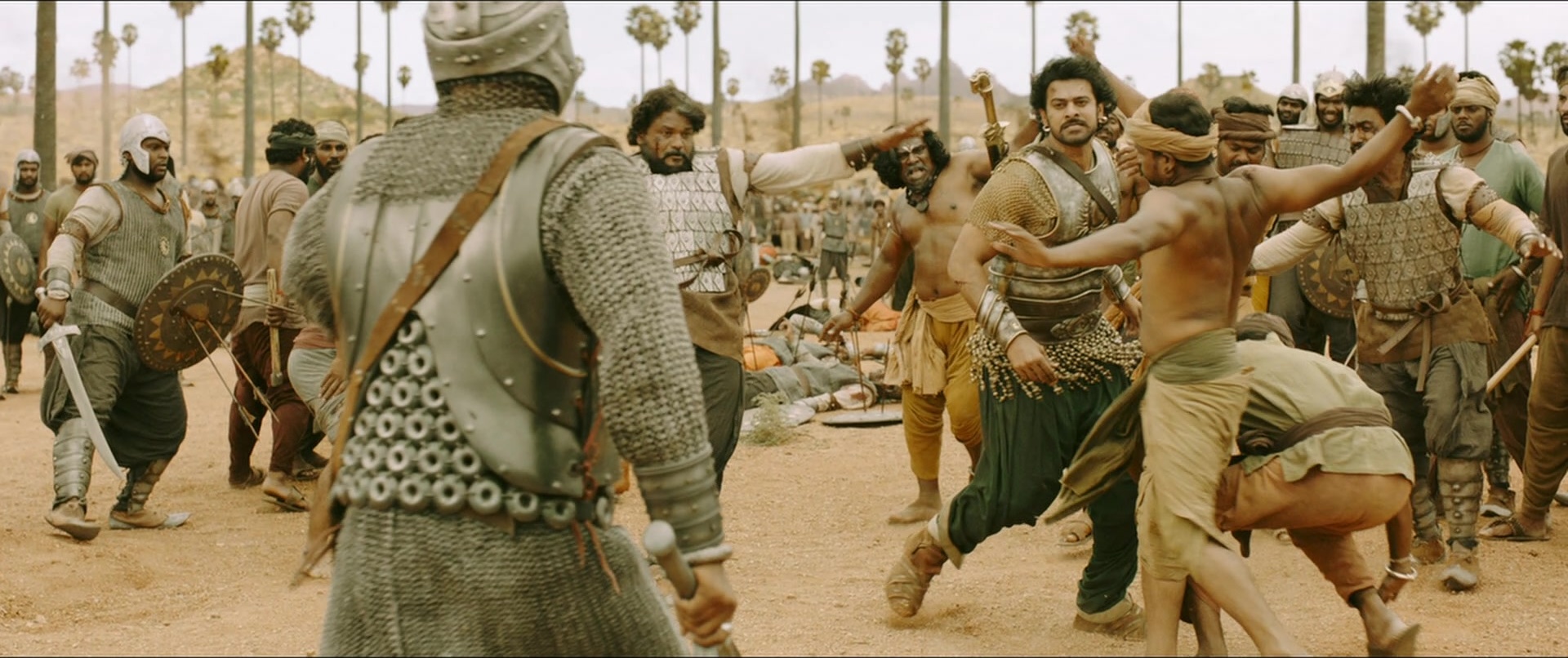 Bãhubali 2: The Conclusion (2017), wide, 2.38:1 — film still
