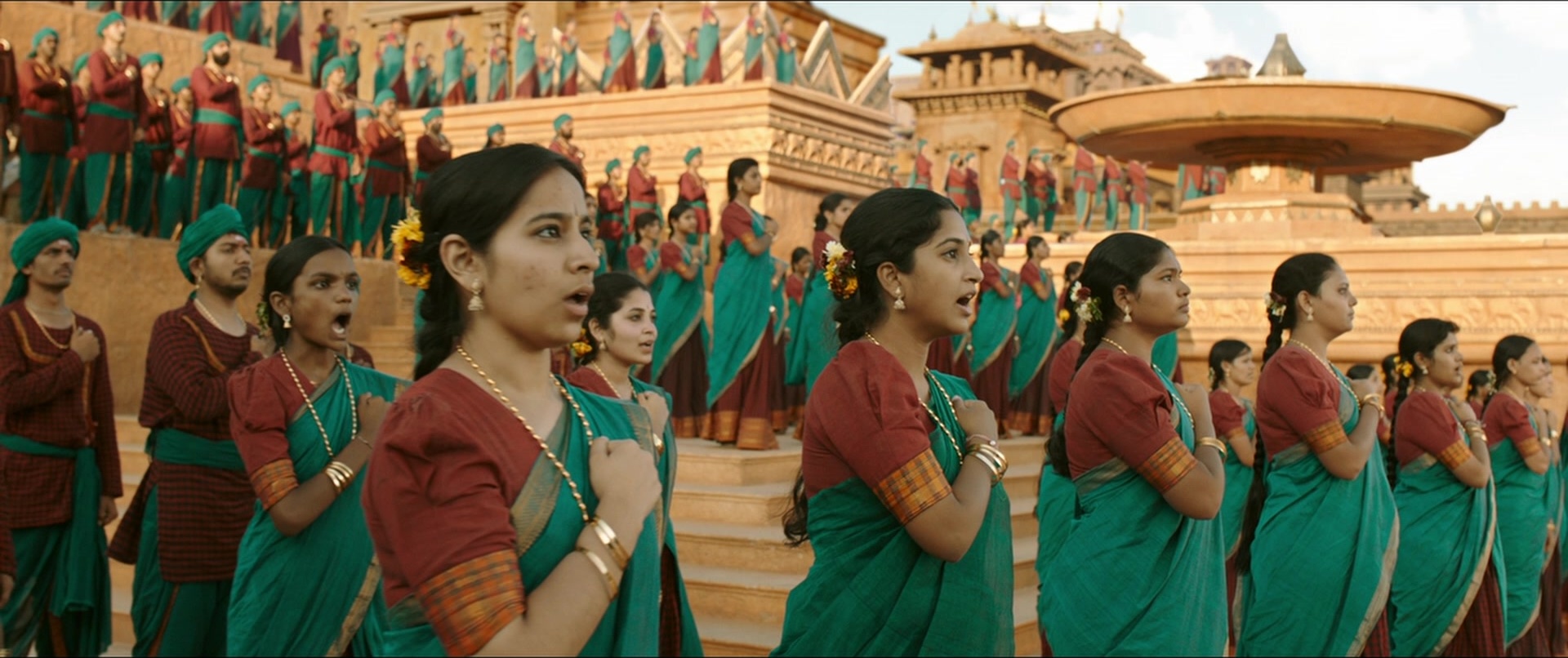 Bãhubali 2: The Conclusion (2017), wide, 2.38:1 — film still