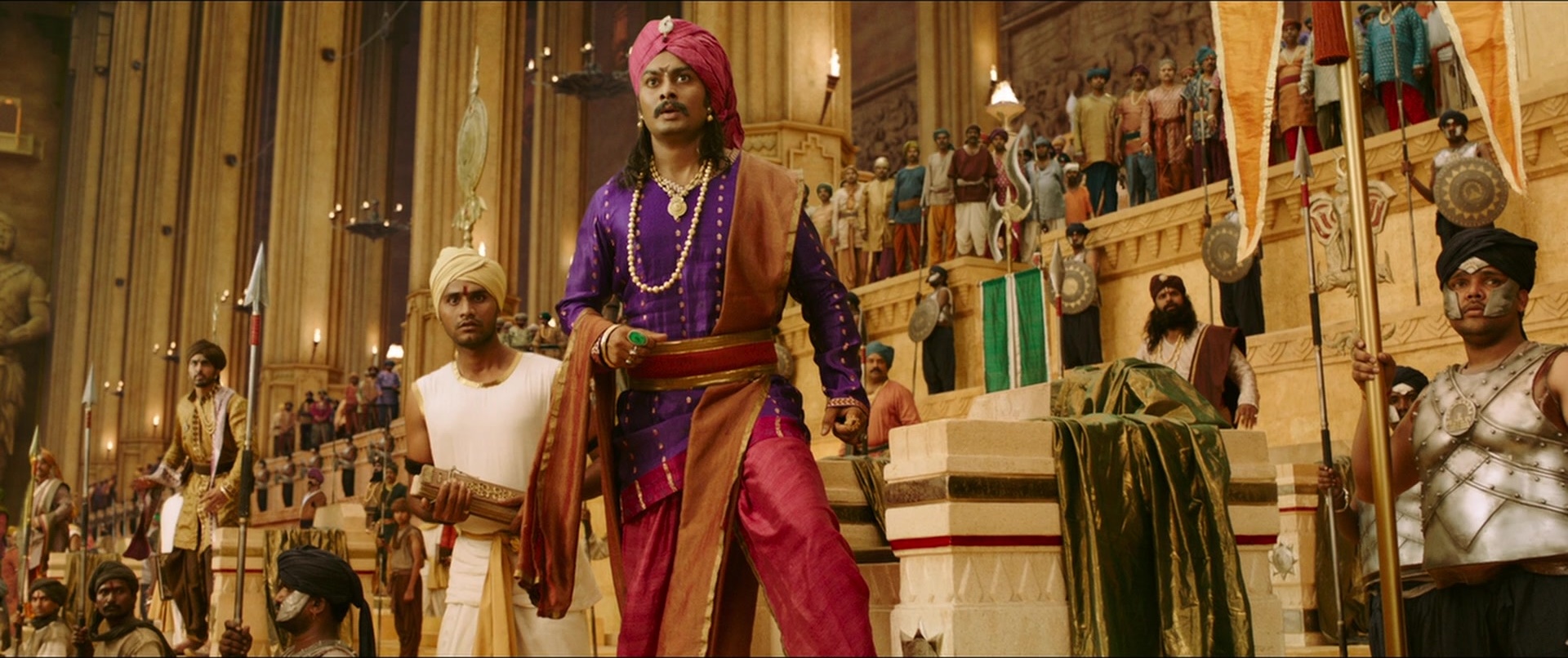 Bãhubali 2: The Conclusion (2017), wide, 2.38:1 — film still
