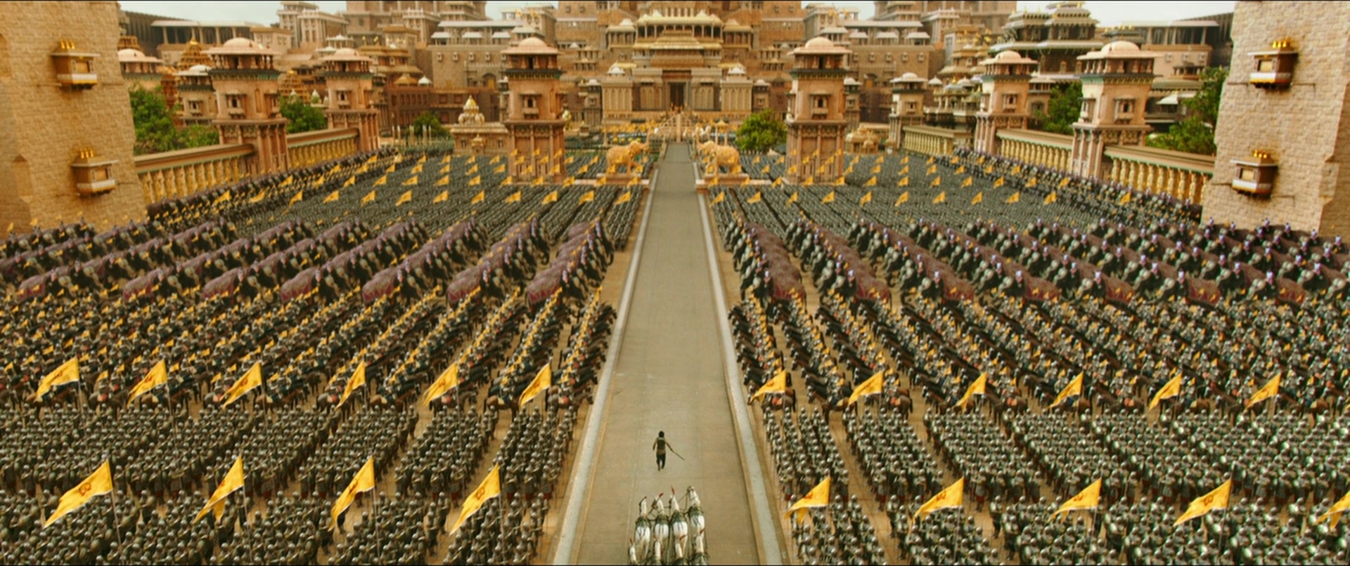Bãhubali 2: The Conclusion (2017), wide, 2.38:1 — film still