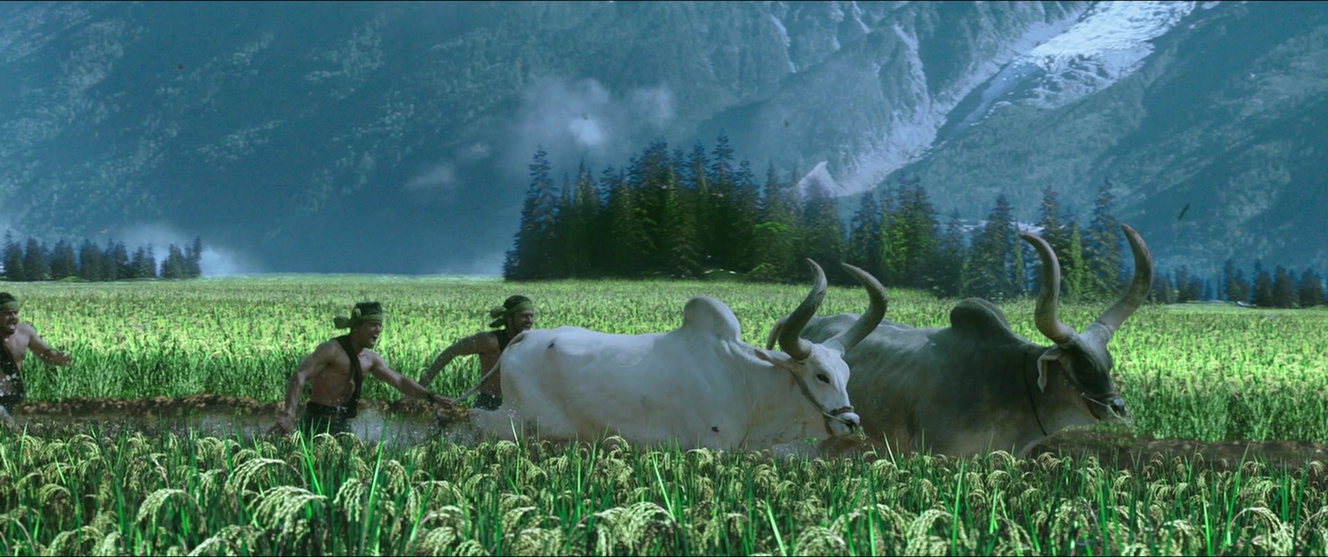 Bãhubali 2: The Conclusion (2017), wide, 2.38:1 — film still