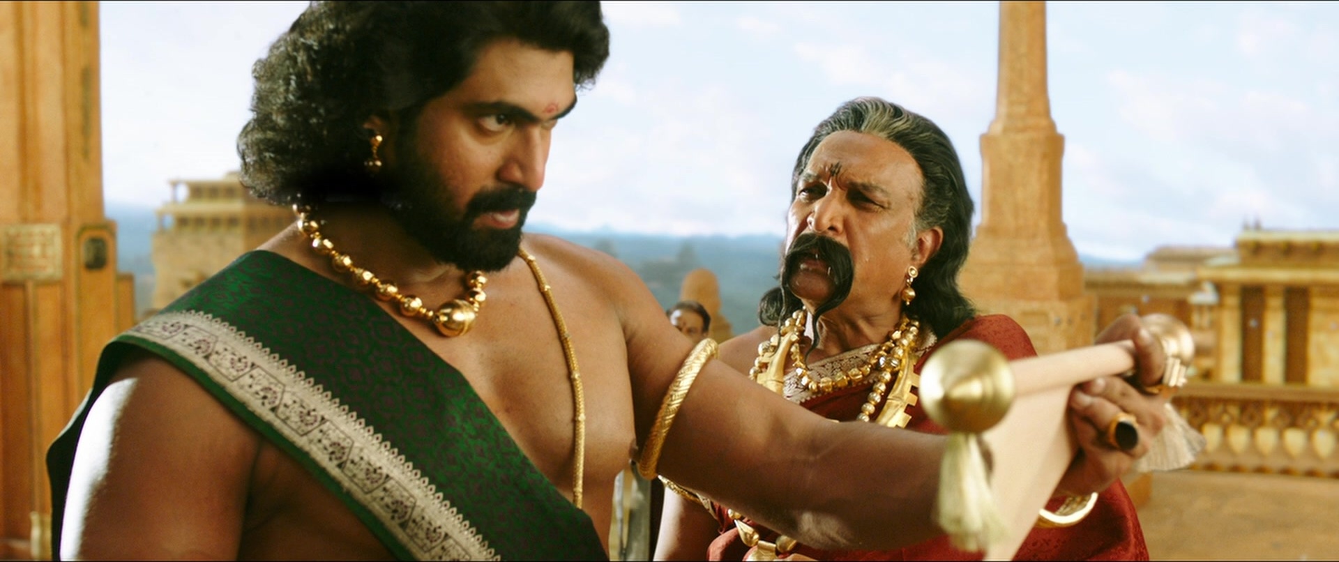 Bãhubali 2: The Conclusion (2017), wide, 2.38:1 — film still