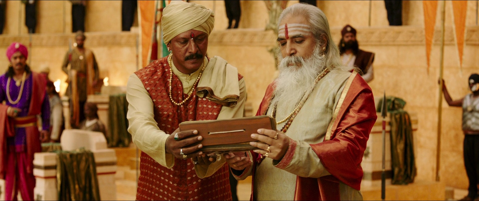 Bãhubali 2: The Conclusion (2017), wide, 2.38:1 — film still