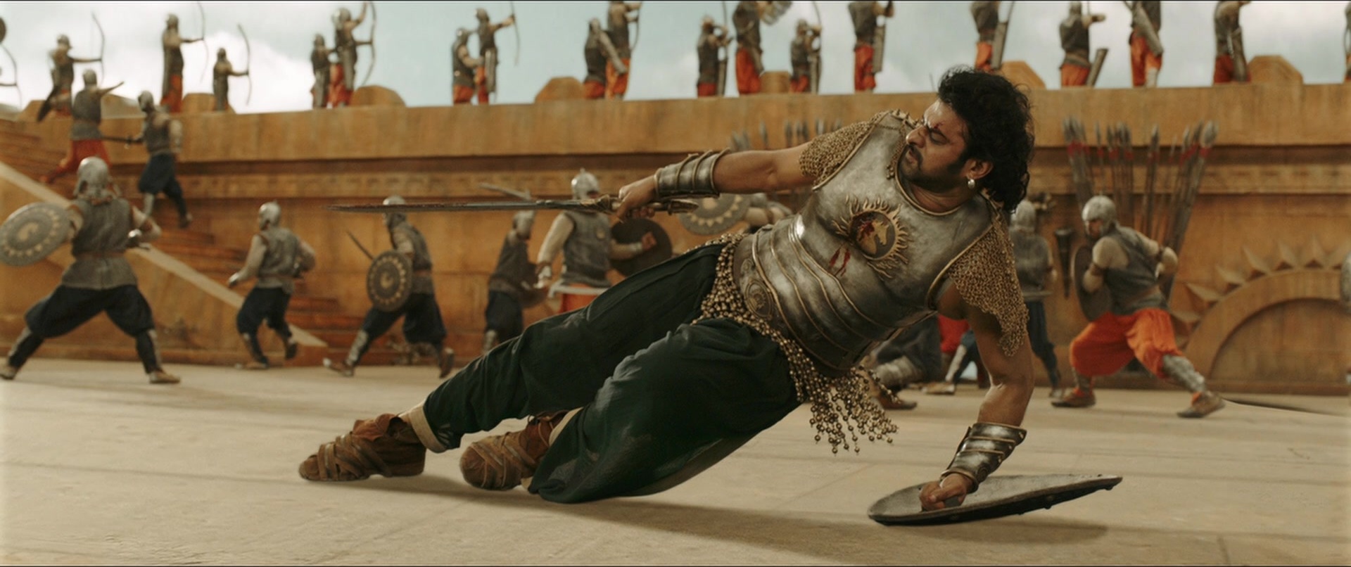 Bãhubali 2: The Conclusion (2017), wide, 2.38:1 — film still