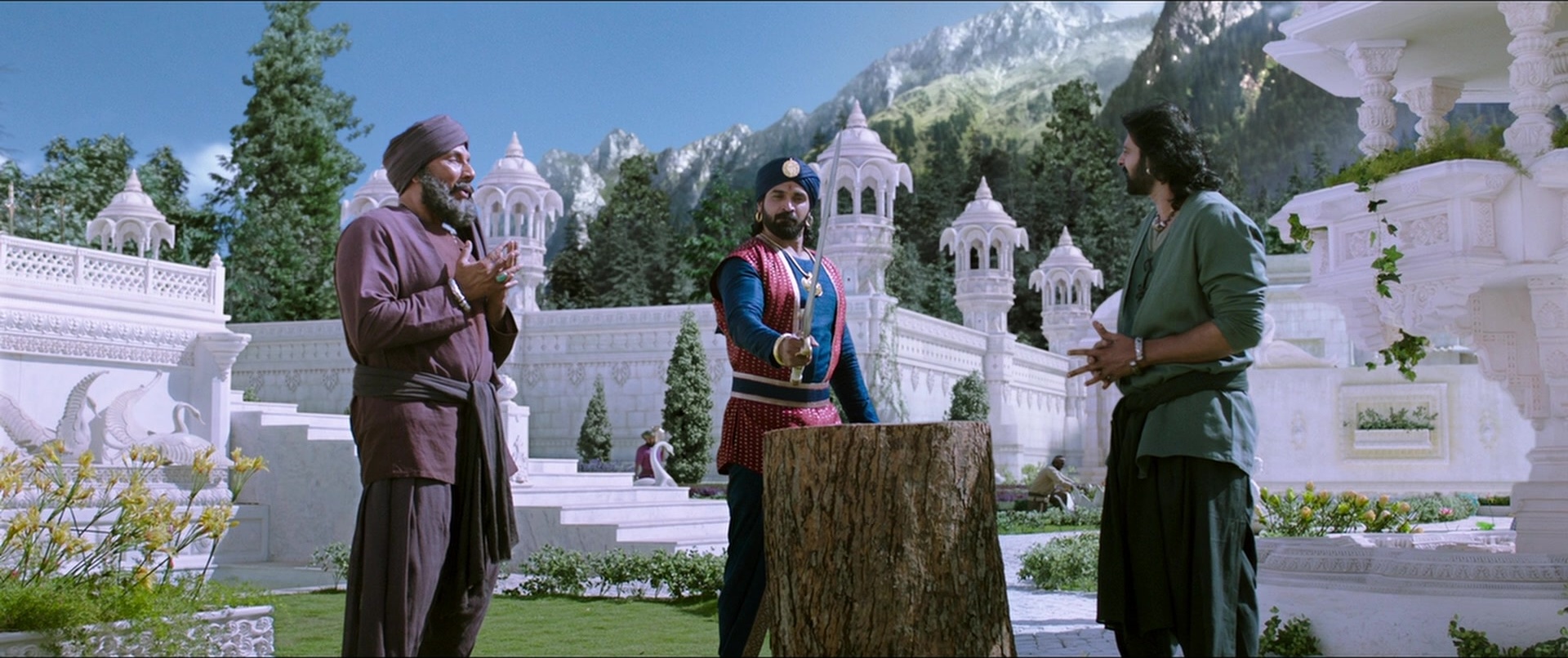 Bãhubali 2: The Conclusion (2017), wide, 2.38:1 — film still
