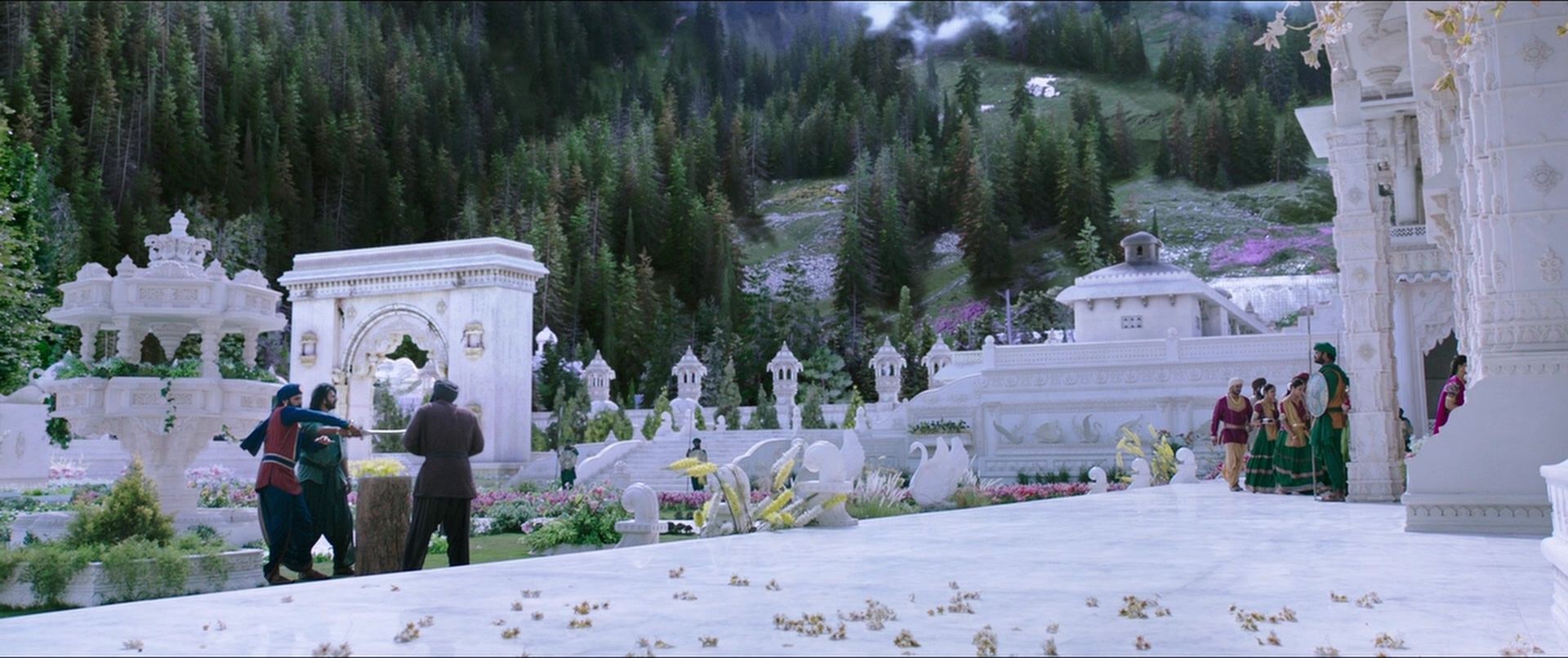 Bãhubali 2: The Conclusion (2017), wide, 2.38:1 — film still