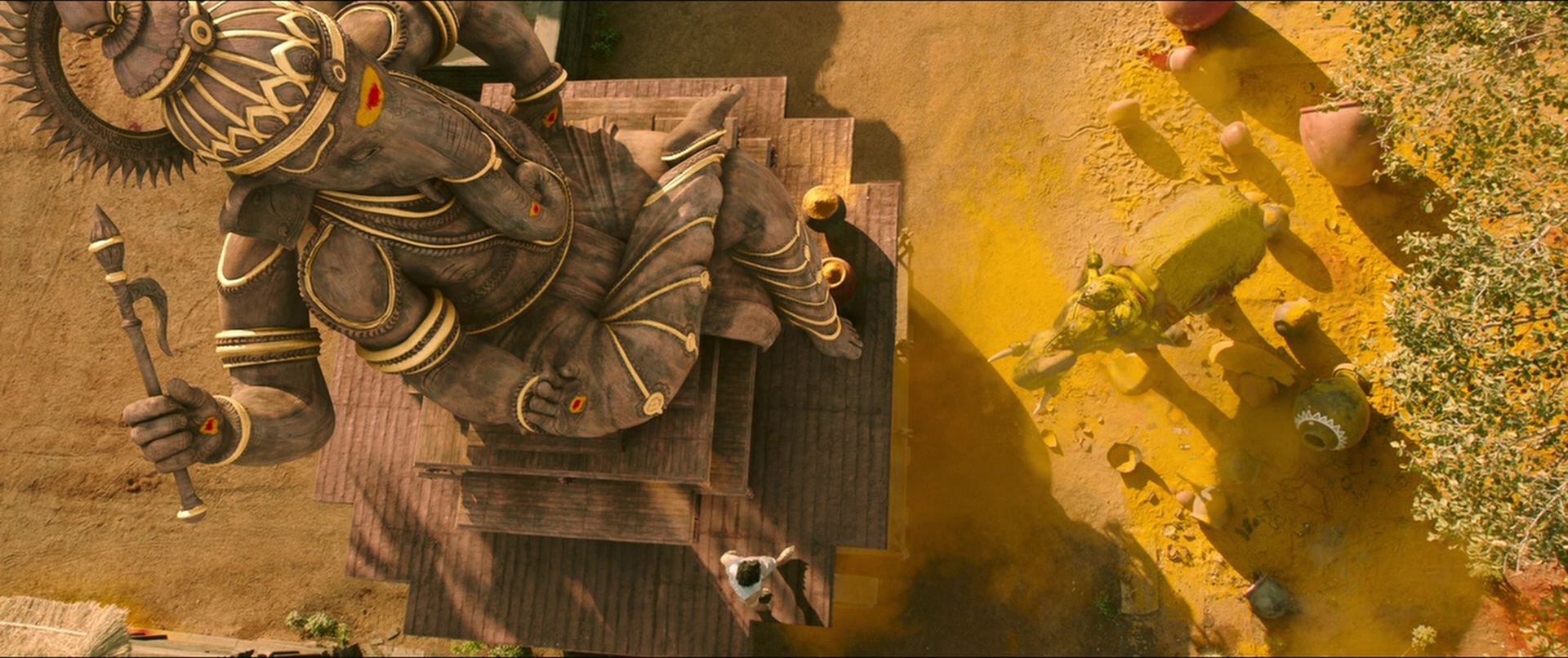 Bãhubali 2: The Conclusion (2017), wide, 2.38:1 — film still