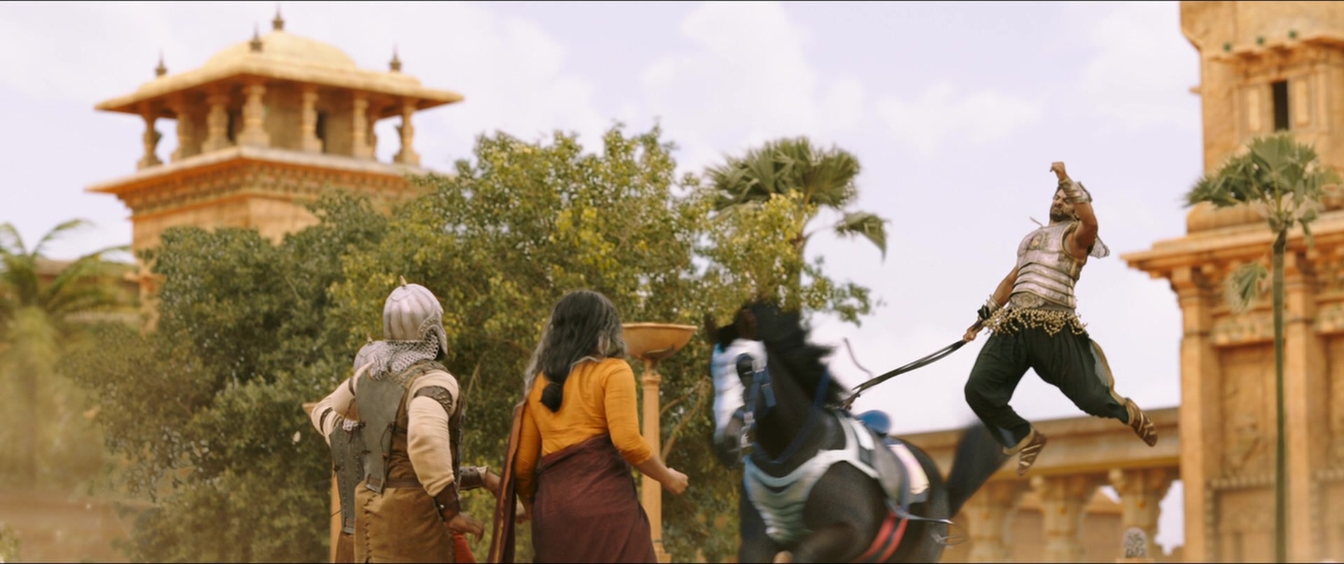 Bãhubali 2: The Conclusion (2017), wide, 2.38:1 — film still