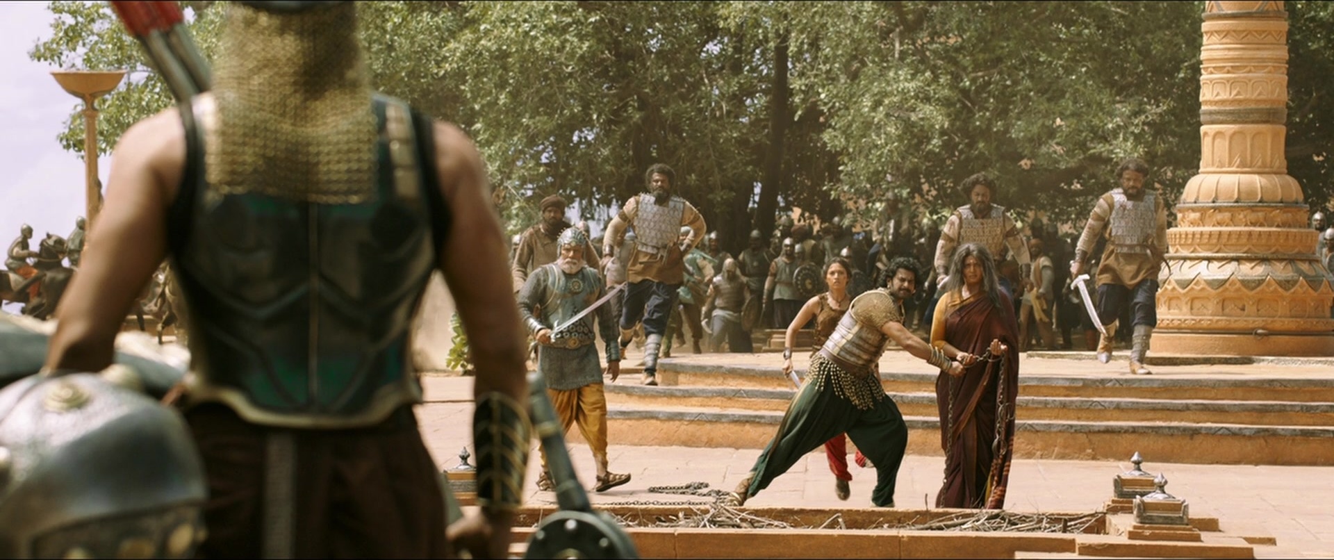 Bãhubali 2: The Conclusion (2017), wide, 2.38:1 — film still