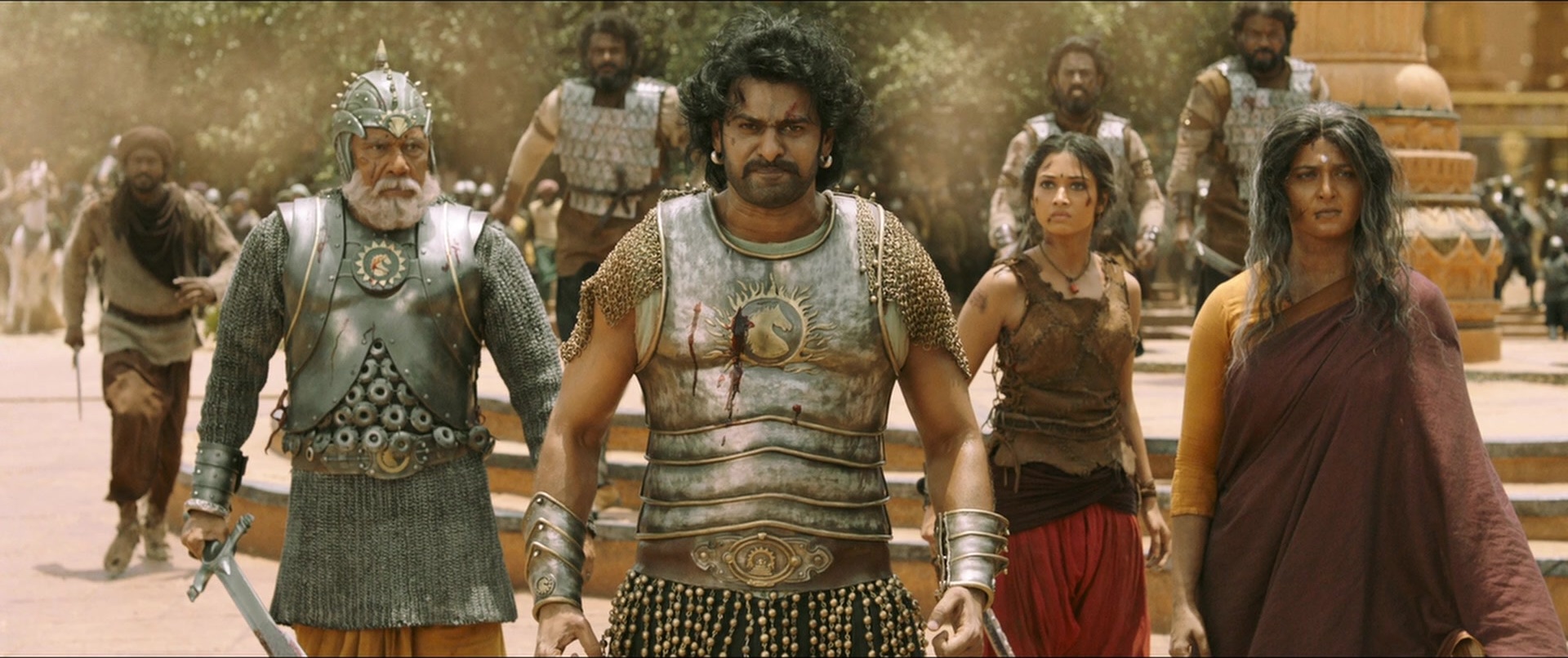 Bãhubali 2: The Conclusion (2017), wide, 2.38:1 — film still
