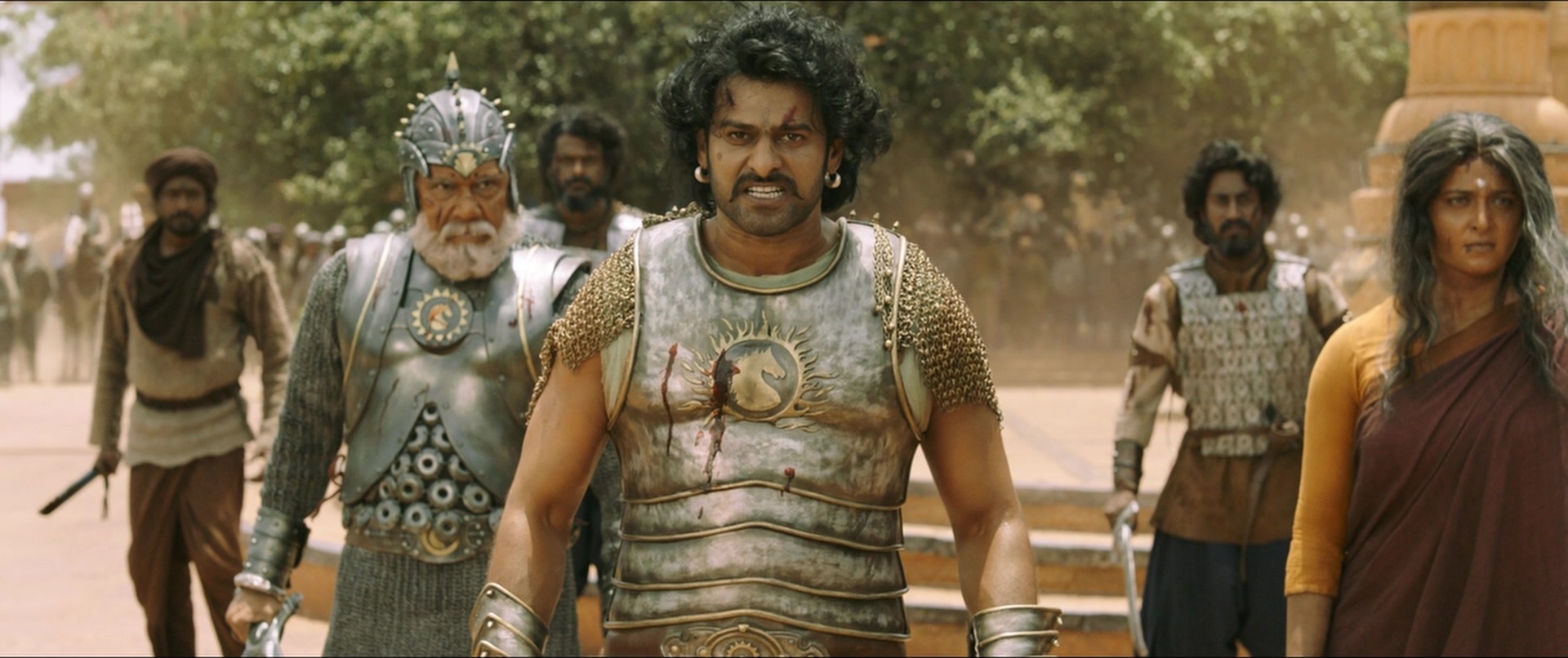 Bãhubali 2: The Conclusion (2017), wide, 2.38:1 — film still