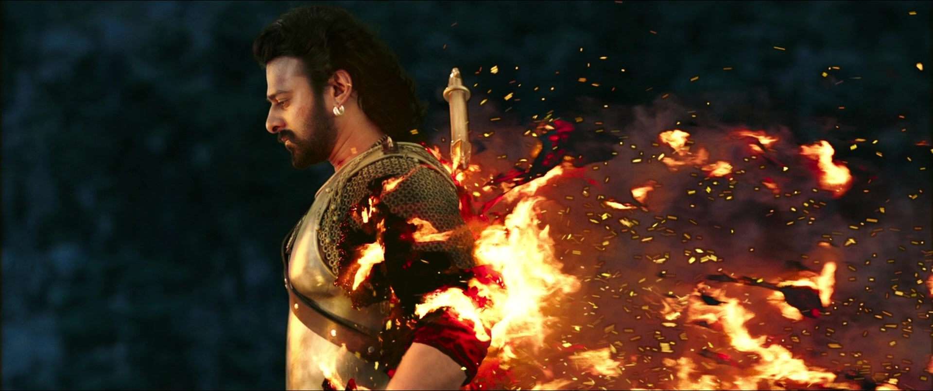 Bãhubali 2: The Conclusion (2017), wide, 2.38:1 — film still