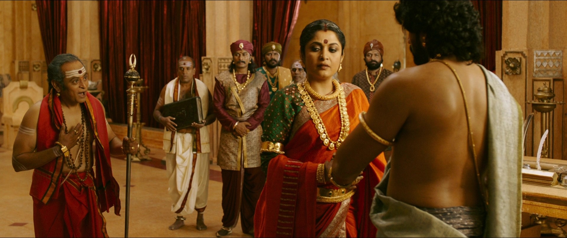 Bãhubali 2: The Conclusion (2017), wide, 2.38:1 — film still