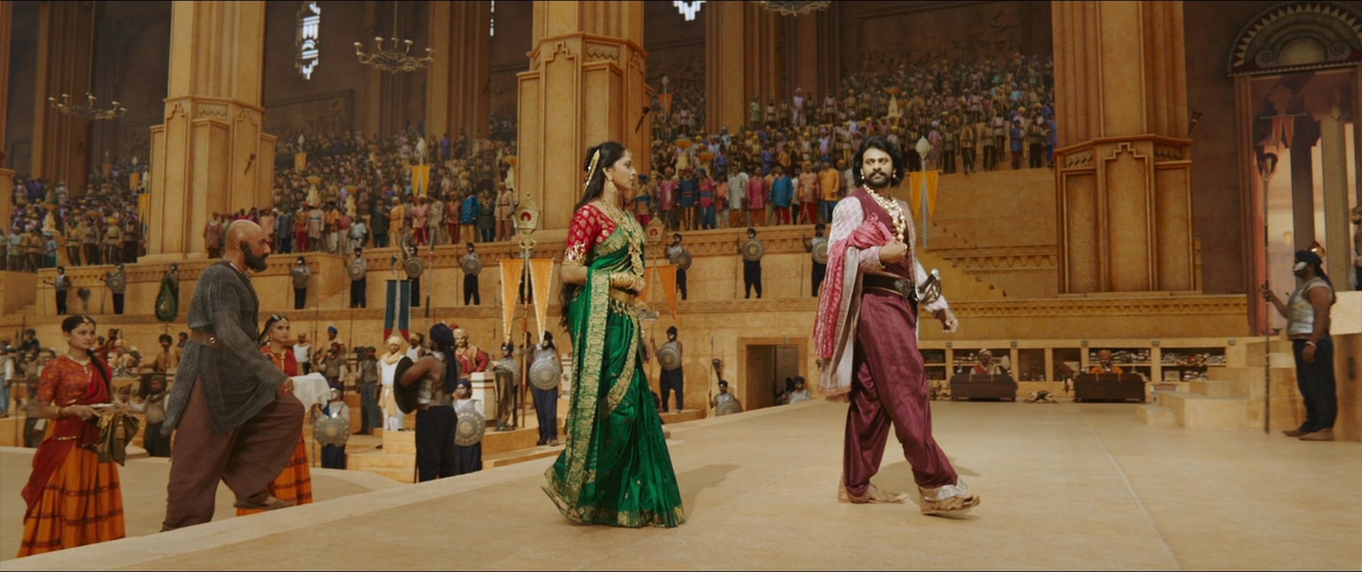 Bãhubali 2: The Conclusion (2017), wide, 2.38:1 — film still