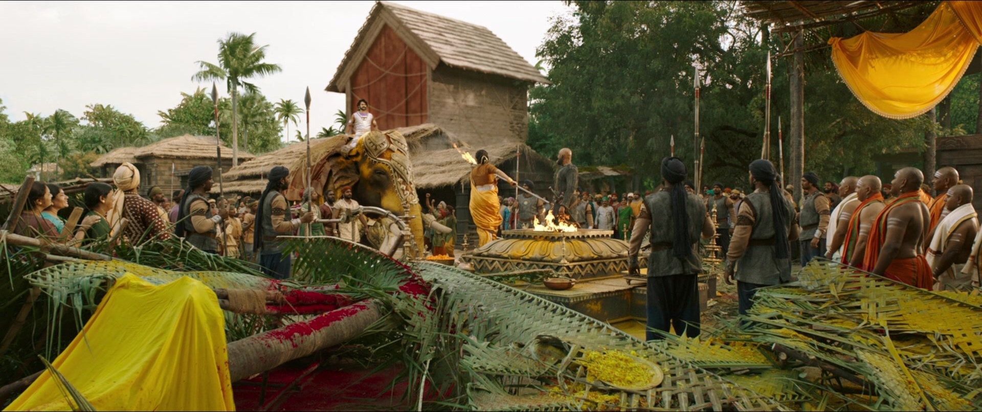 Bãhubali 2: The Conclusion (2017), wide, 2.38:1 — film still