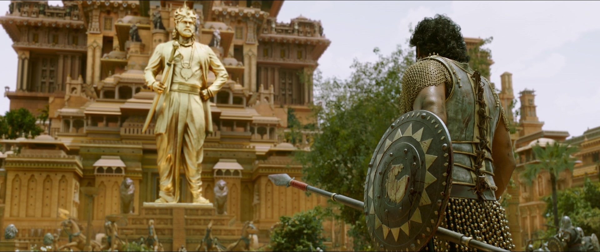 Bãhubali 2: The Conclusion (2017), wide, 2.38:1 — film still