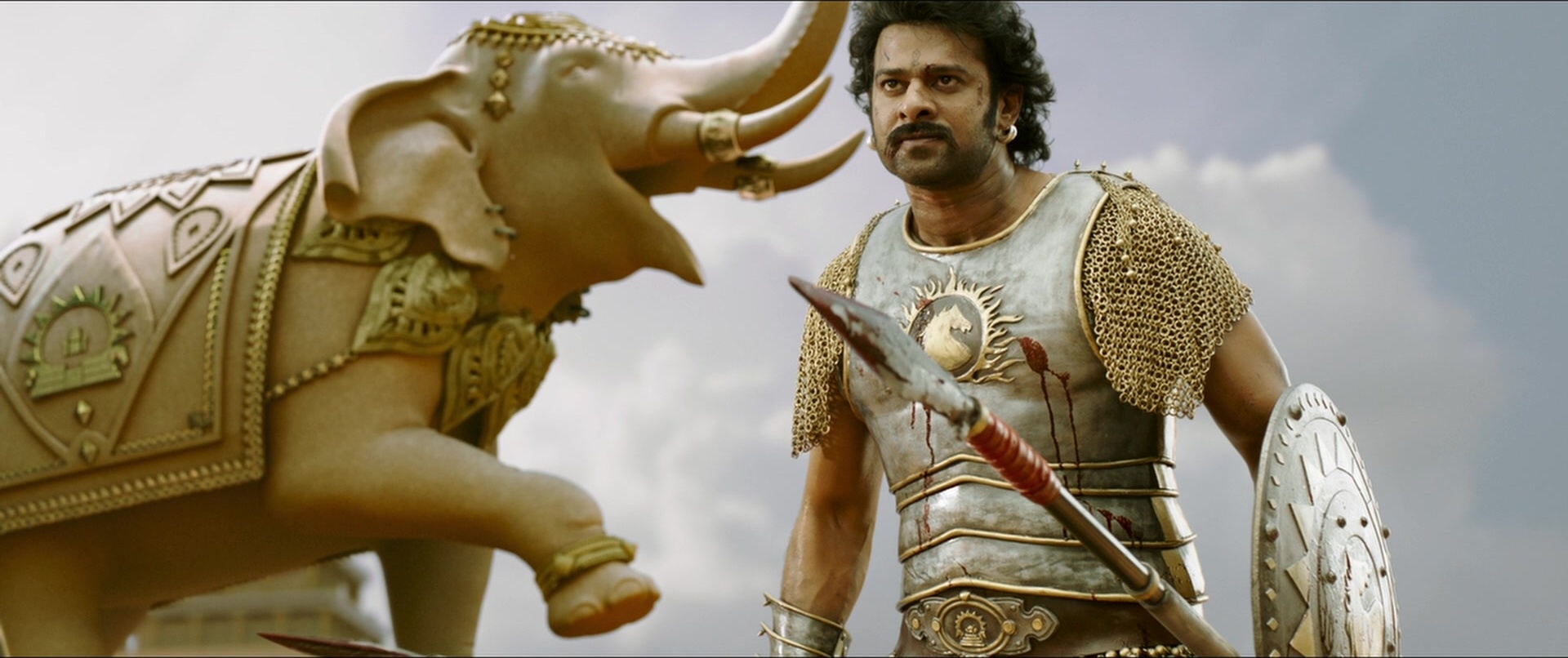 Bãhubali 2: The Conclusion (2017), wide, 2.38:1 — film still
