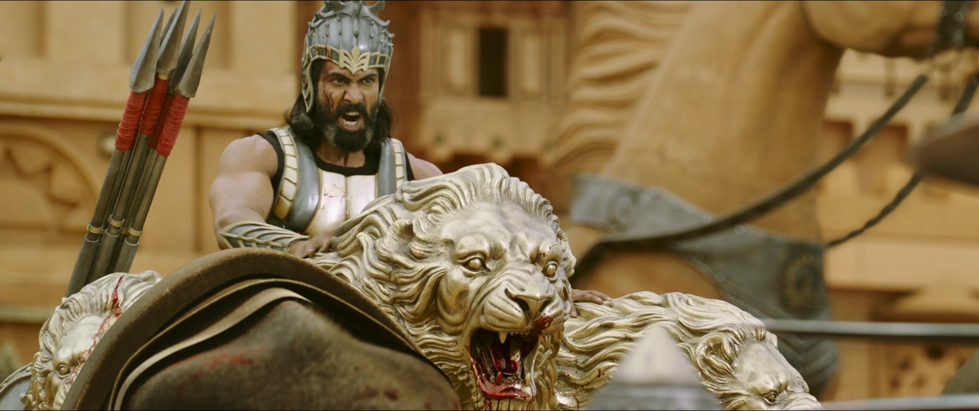 Bãhubali 2: The Conclusion (2017), wide, 2.38:1 — film still