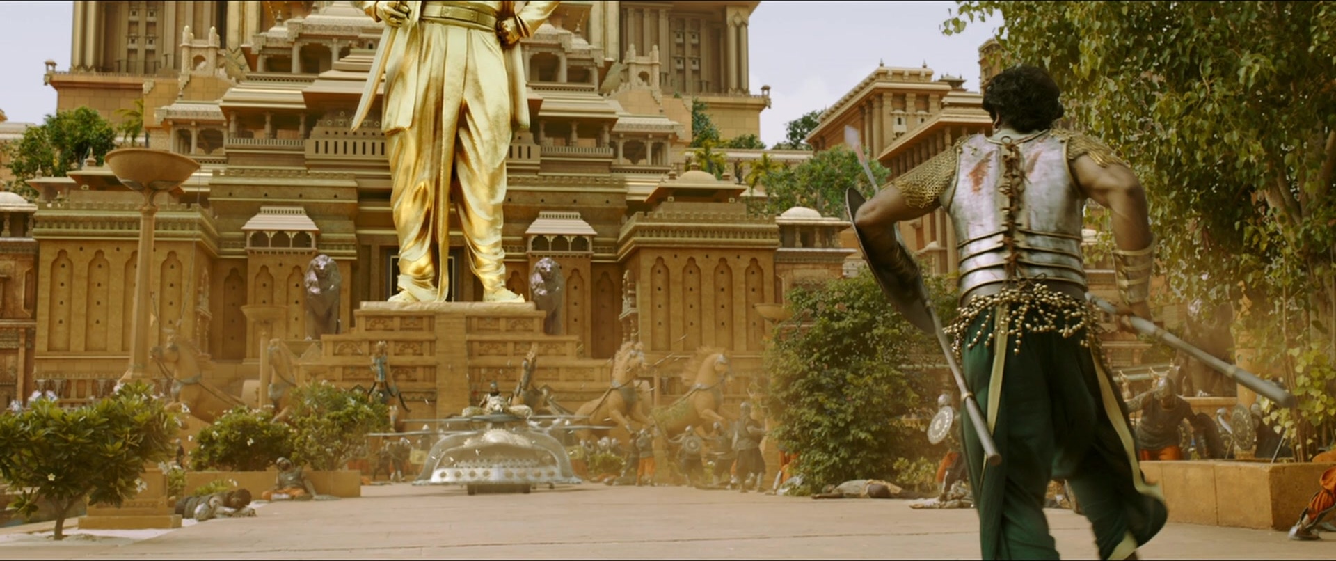 Bãhubali 2: The Conclusion (2017), wide, 2.38:1 — film still