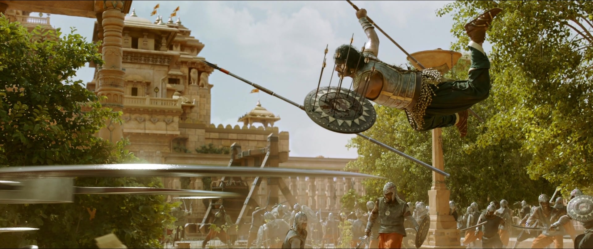 Bãhubali 2: The Conclusion (2017), wide, 2.38:1 — film still