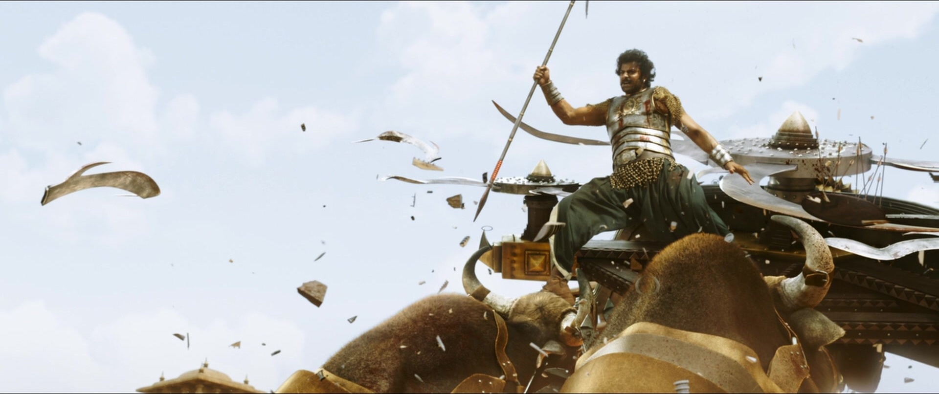 Bãhubali 2: The Conclusion (2017), wide, 2.38:1 — film still