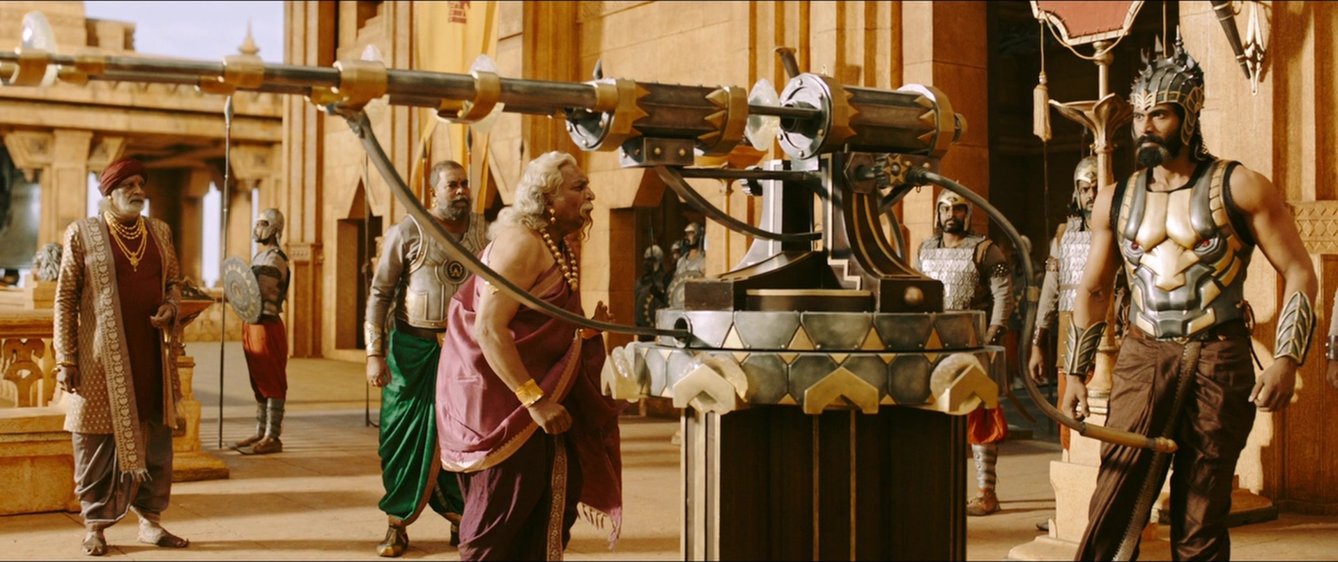 Bãhubali 2: The Conclusion (2017), wide, 2.38:1 — film still