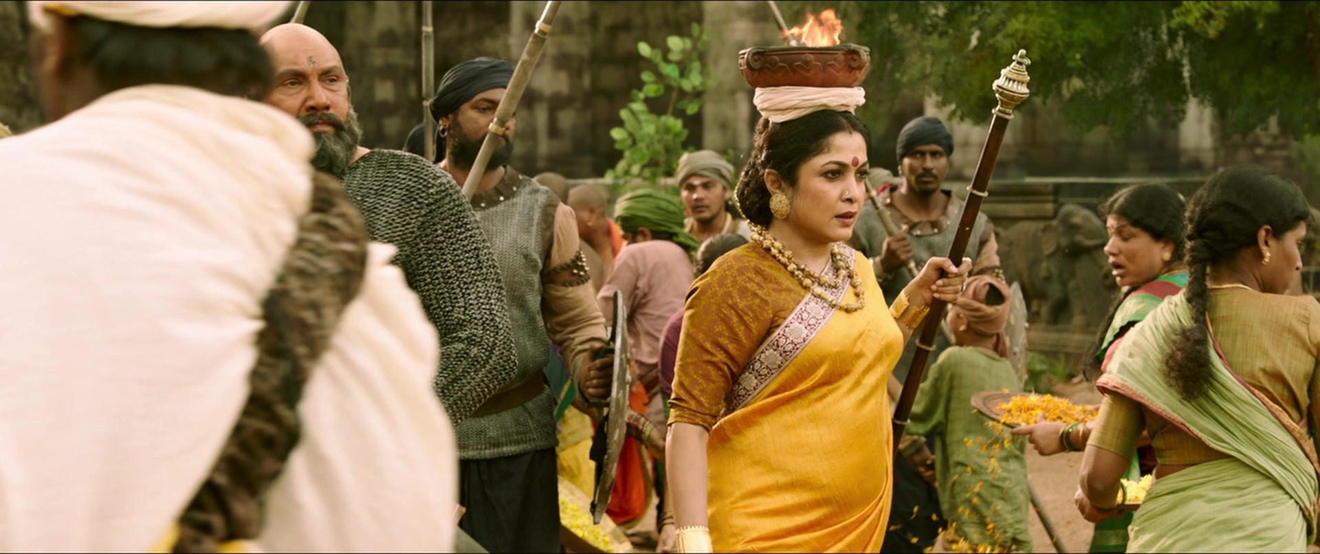Bãhubali 2: The Conclusion (2017), wide, 2.38:1 — film still