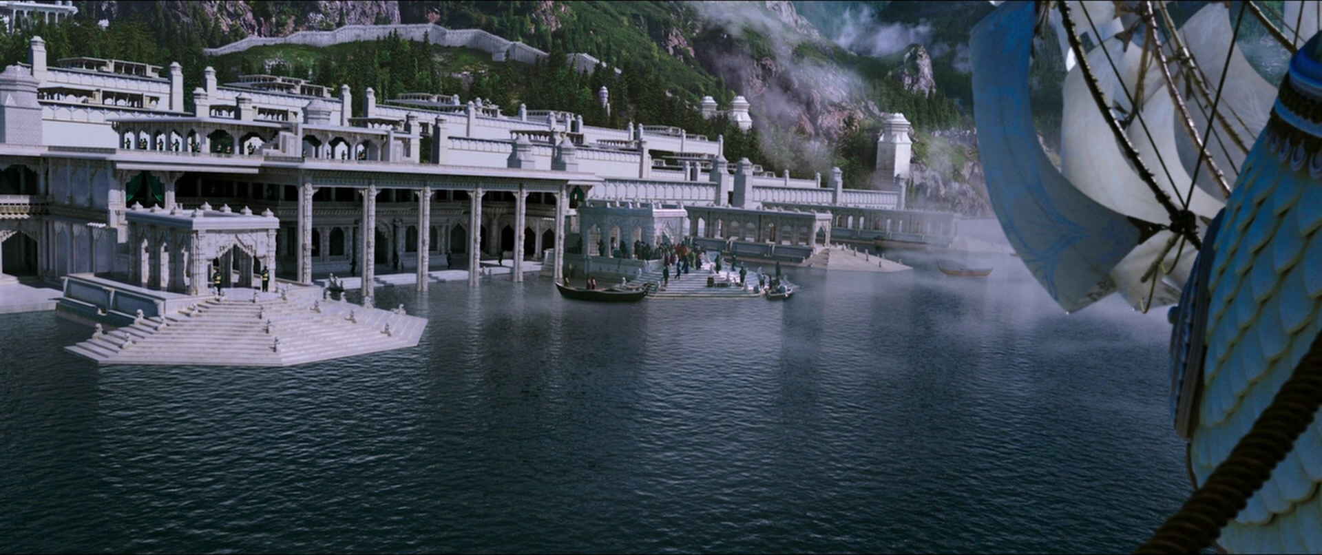 Bãhubali 2: The Conclusion (2017), wide, 2.38:1 — film still