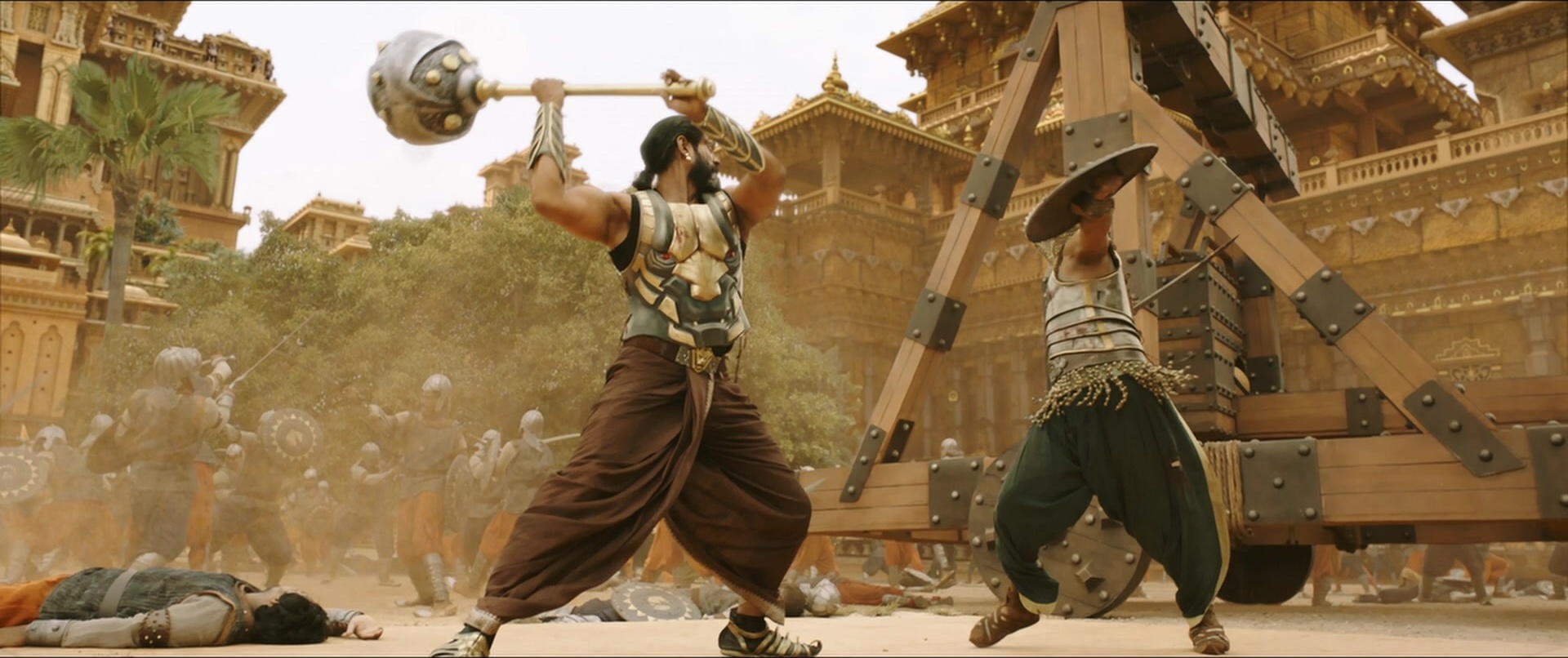 Bãhubali 2: The Conclusion (2017), wide, 2.38:1 — film still