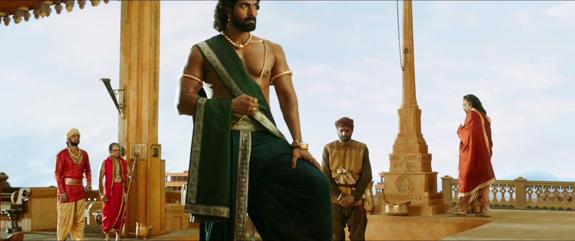 Bãhubali 2: The Conclusion (2017), wide, 2.38:1 — film still