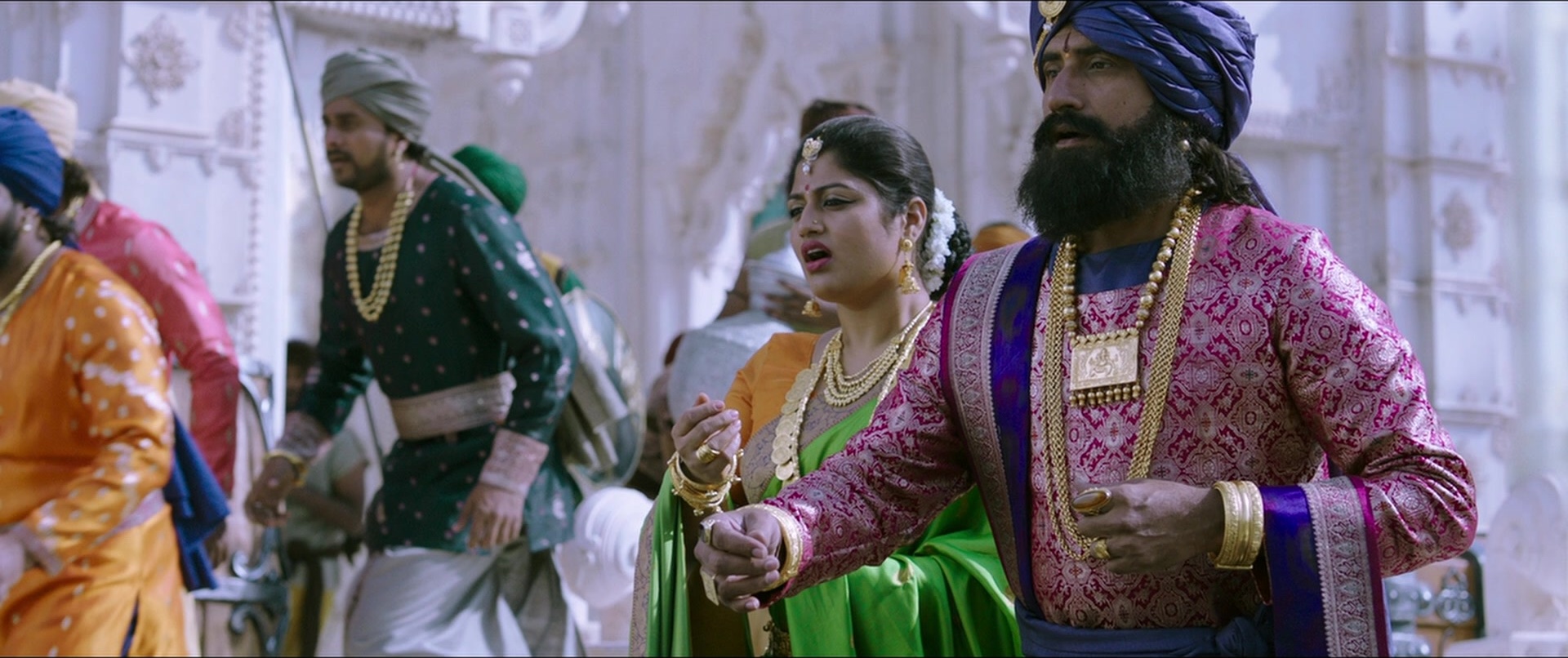 Bãhubali 2: The Conclusion (2017), wide, 2.38:1 — film still