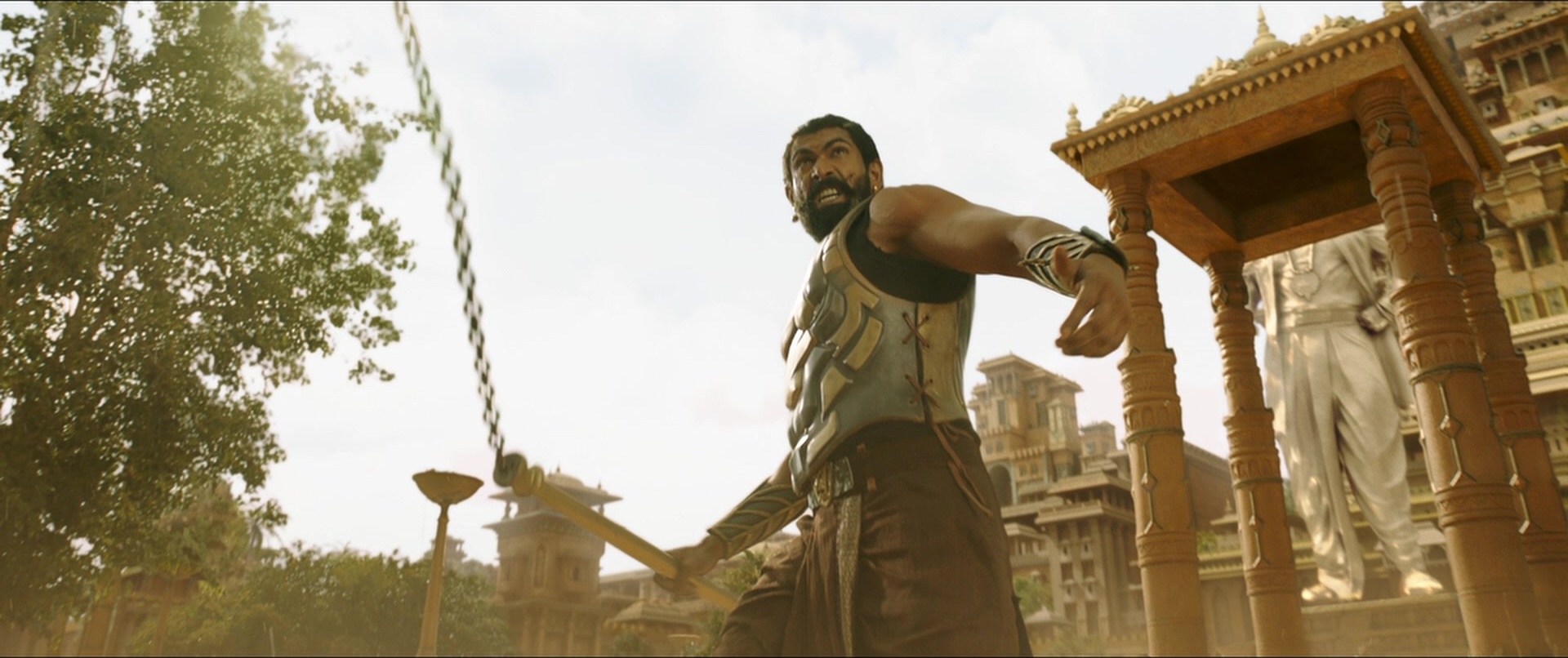 Bãhubali 2: The Conclusion (2017), wide, 2.38:1 — film still