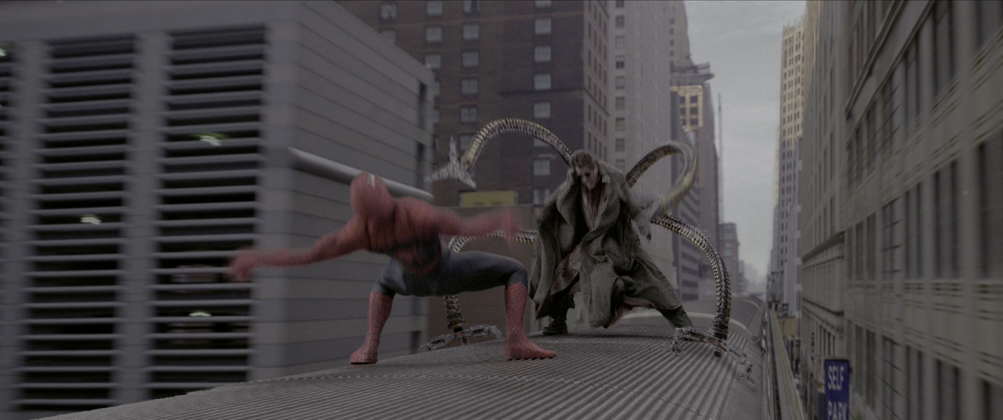 Spider-Man 2 (2004), wide, 2.39:1 — film still