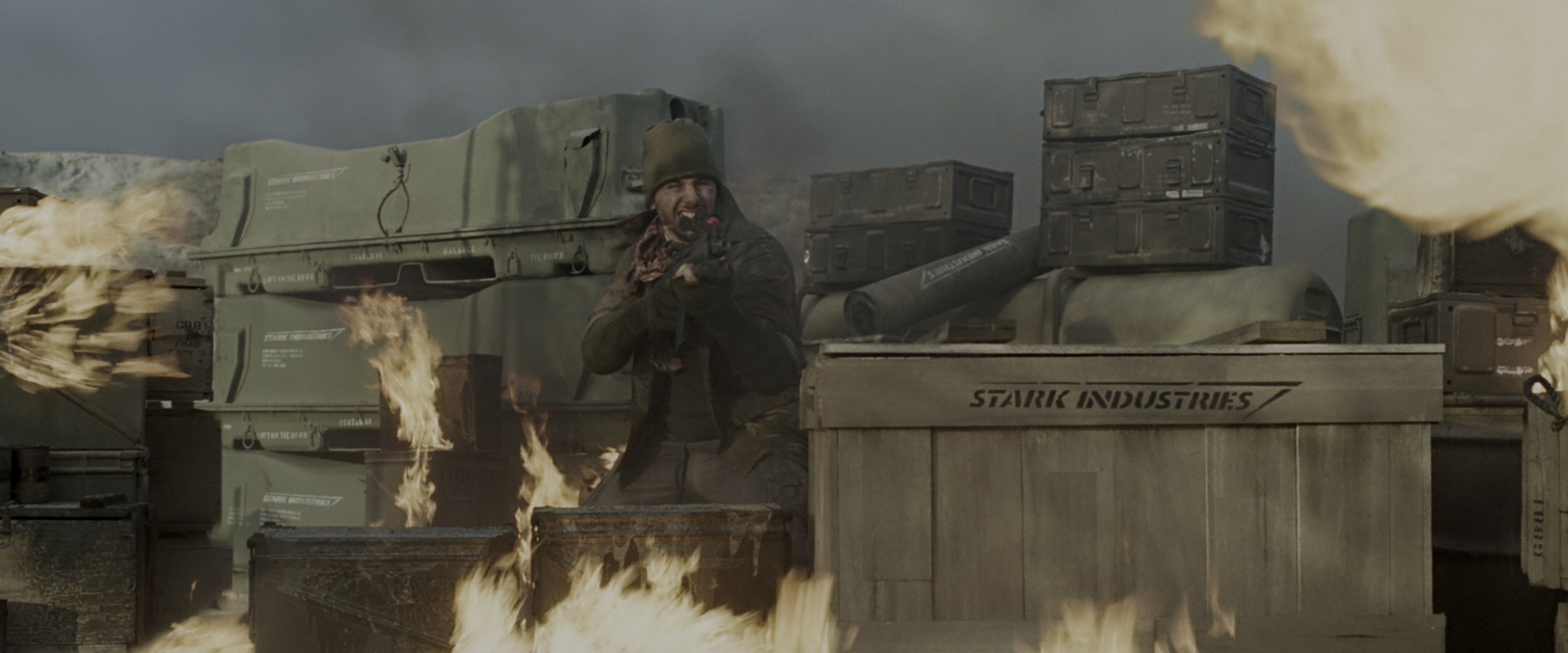 Iron Man (2008), wide, 2.40:1 — film still