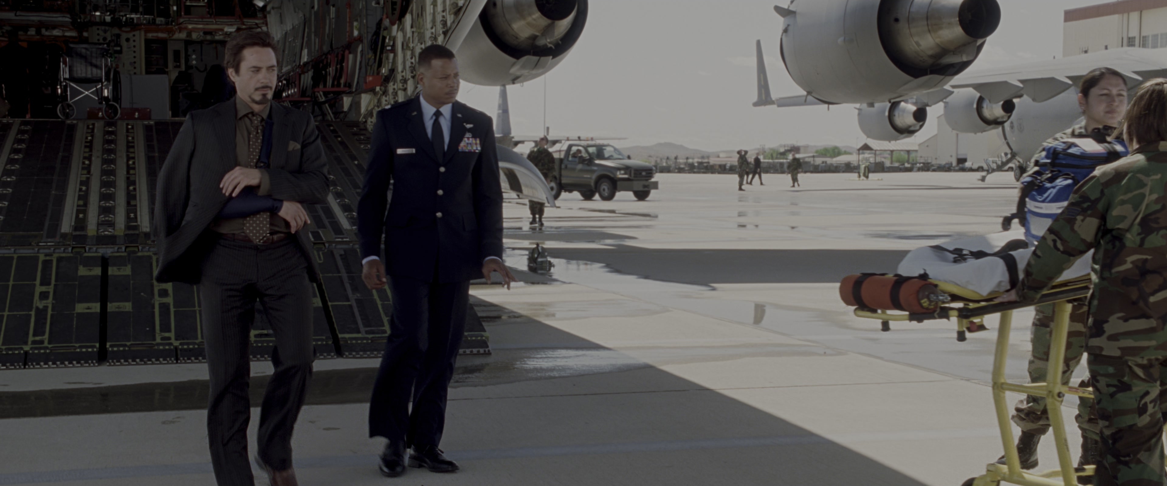 Iron Man (2008), wide, 2.40:1 — film still