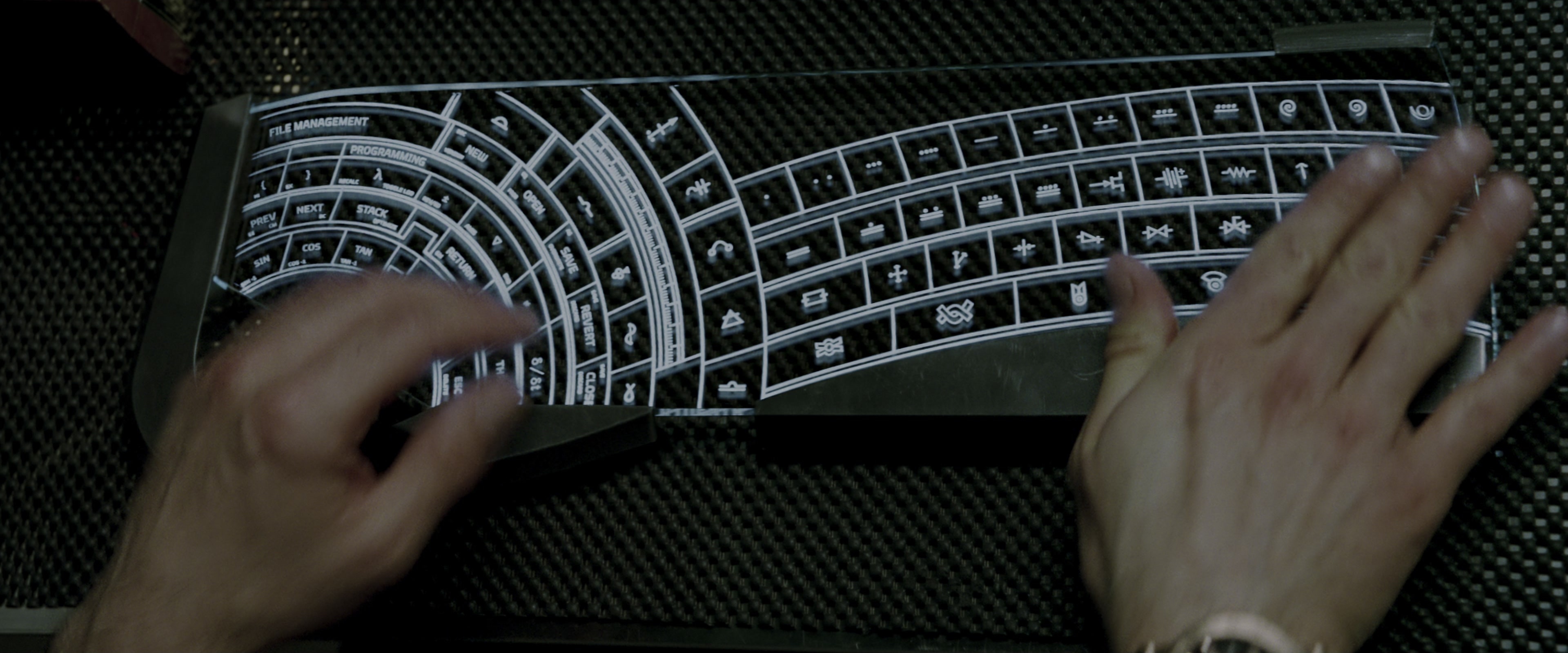 Iron Man (2008), wide, 2.40:1 — film still