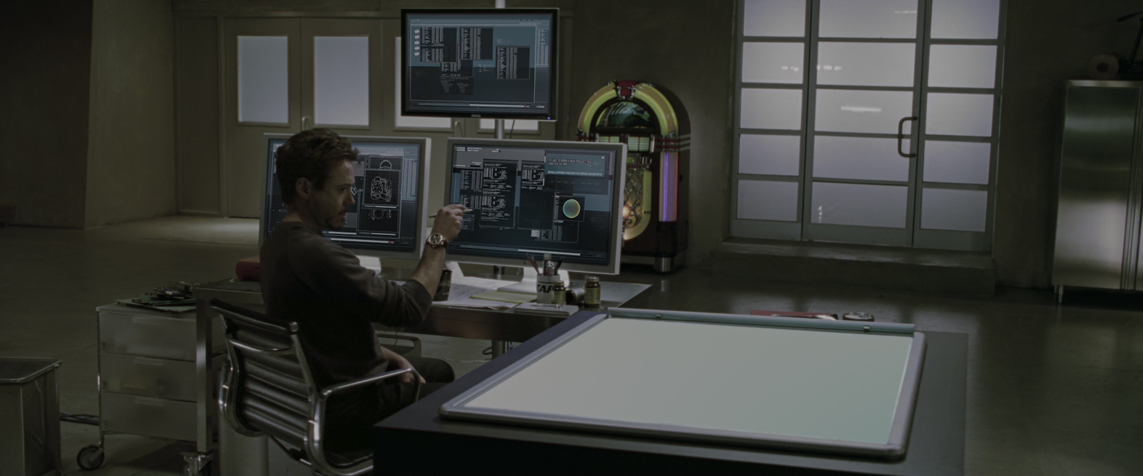 Iron Man (2008), wide, 2.40:1 — film still